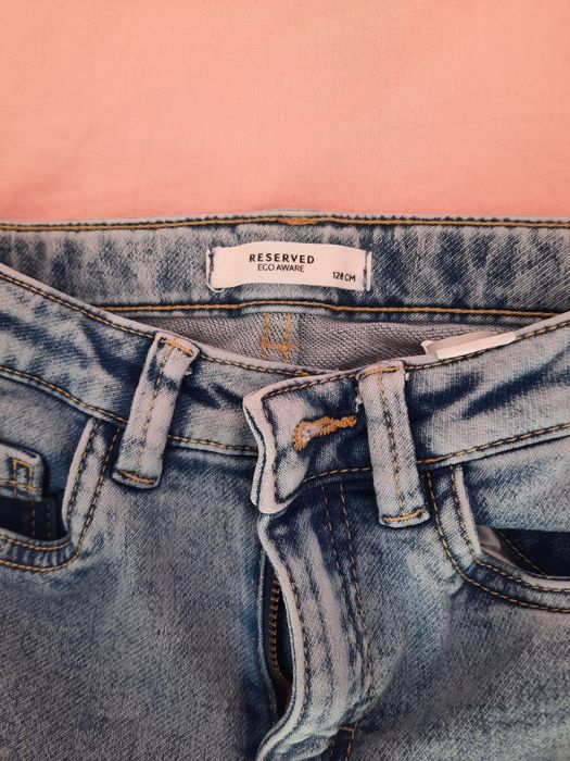 Лот дънки Reserved момиче 128 р-р