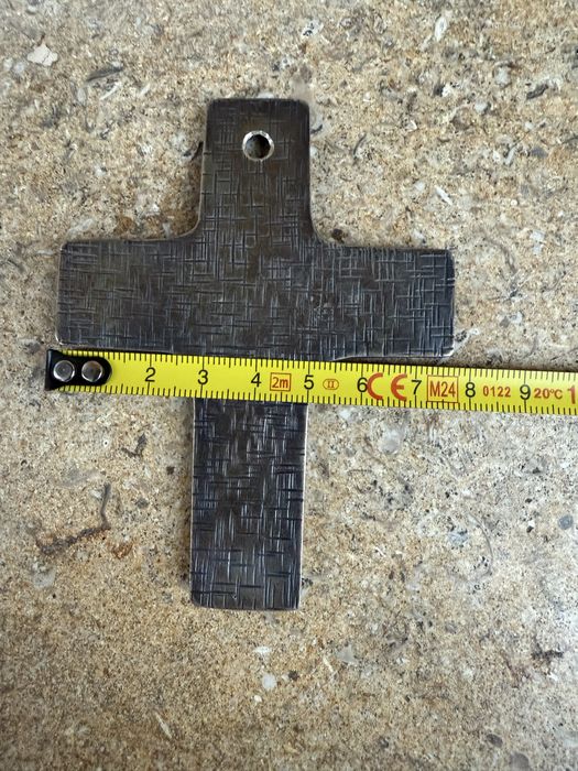 Cruce din argint 800 vechi Religios - 60 gr