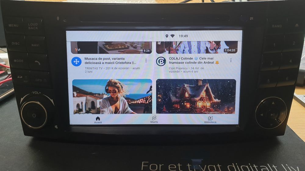 Navigatie pt.mercedes cu android,card,dvd,gps,youtube,bluetooth