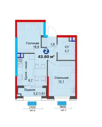 Арзон нархда 2-хонали хонадон срочна сотилади (707)