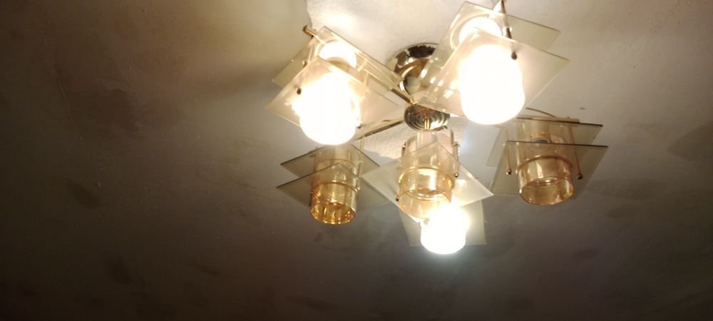 Комплект из люстры и 2х бра