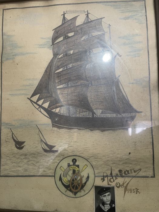 Tablou realizat din creion