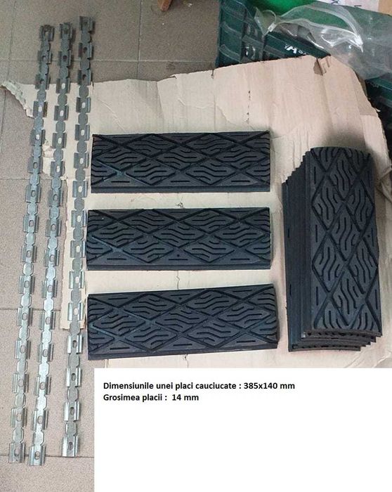 Cauciucare tamburi benzi transportoare. Kit de montaj pe teren