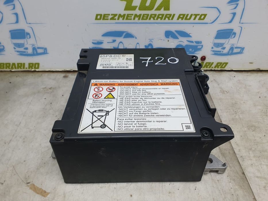 Baterie acumulator 96510-68p10 1.2 hybrid K12C Suzuki Ignis 3 generation (2016 - 2020)