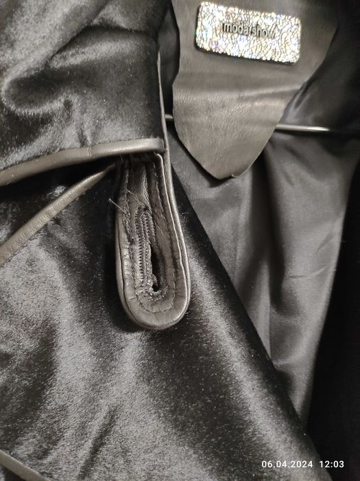 Пальто из пони женское