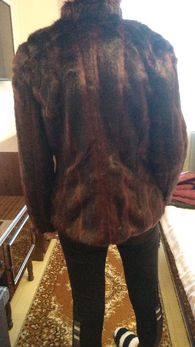 Дамско еко палто размер М