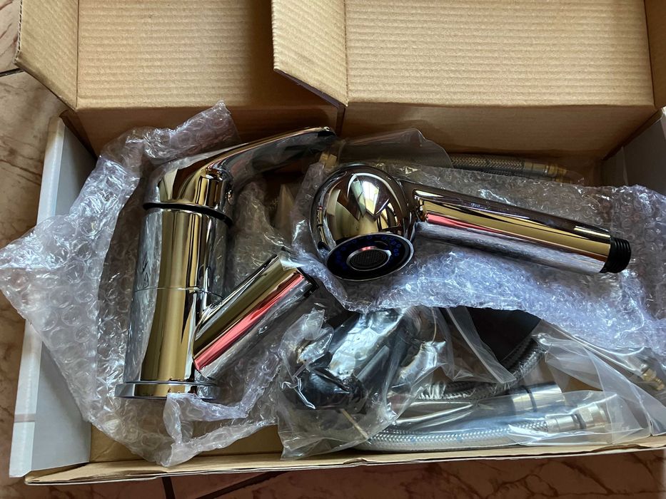 Смесител за кухня, с изтеглящ се душ 1.2 м