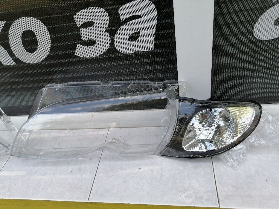 БМВ Е46 фейслифт BMW E 46 стъкло фар мигач капаци мигачи 01-05