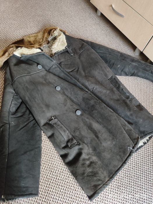 Полушубок длинный