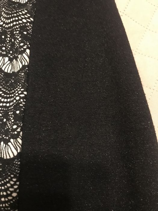 Rochie neagră cu alb S