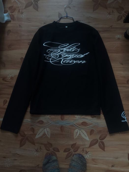 лонгслив черный never forget