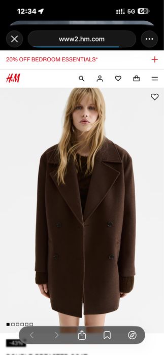 H&M original Пальто Очень комфортный модный