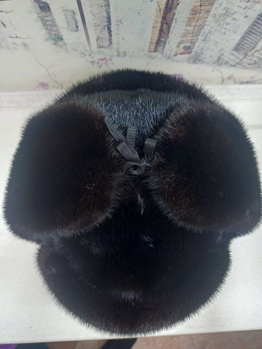 Норковая шапка ушанка