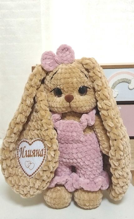 Плетени зайчета Плетени играчки