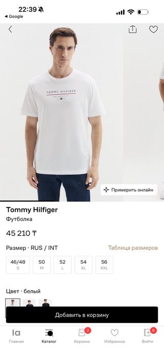Футболка мужская Tommy Hilfiger