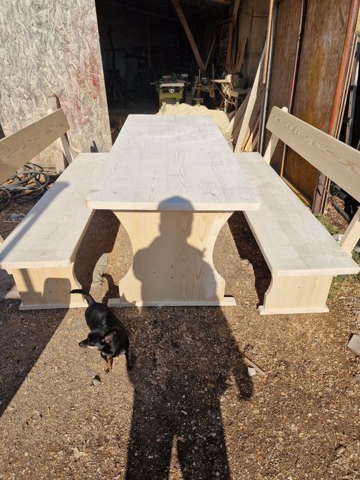 Дървени детайли за паркови пейки