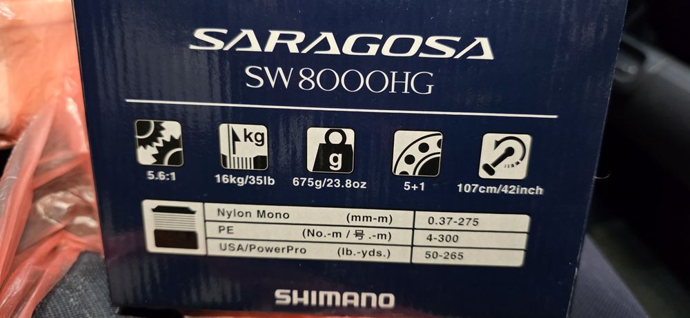 Макара преден аванс SHIMANO Saragosa 8000 SW A HG