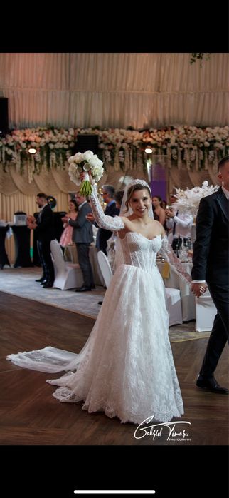 Rochie de mireasă din dantelă