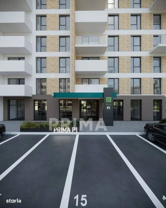 Apartament cu 2 camere în PRIMA Green – bloc P5, fază de construcție