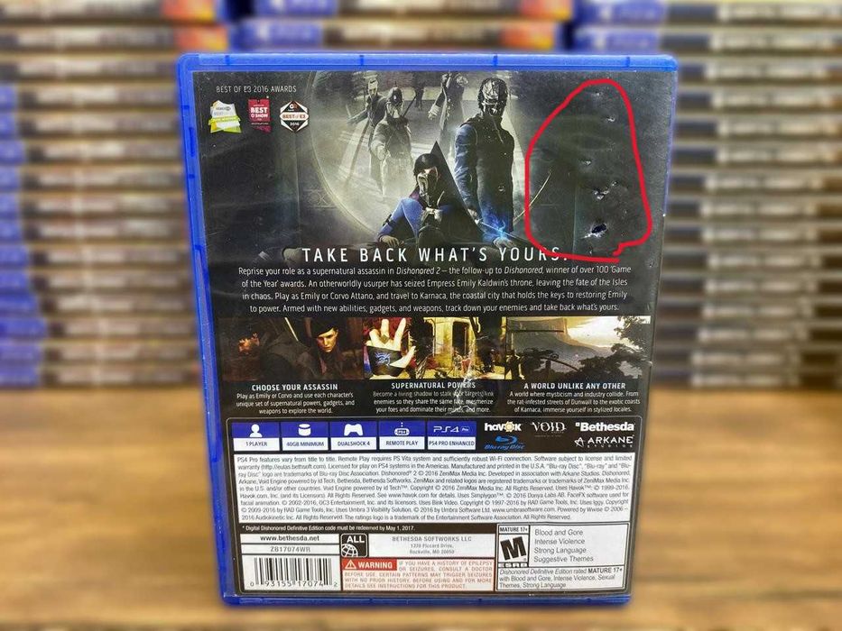 Dishonored 2 ENG* PS4/PS5 Большой Выбор Игр Пс4