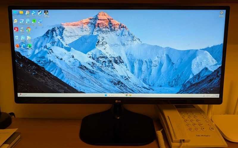 Monitor LED LG 25UM58-P, 25", UltraWide Full HD