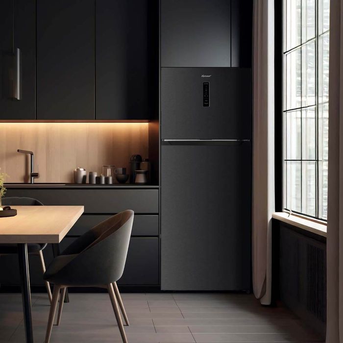 Нов инверторен хладилник с горна камера 80 см широк Diplomat NFT185