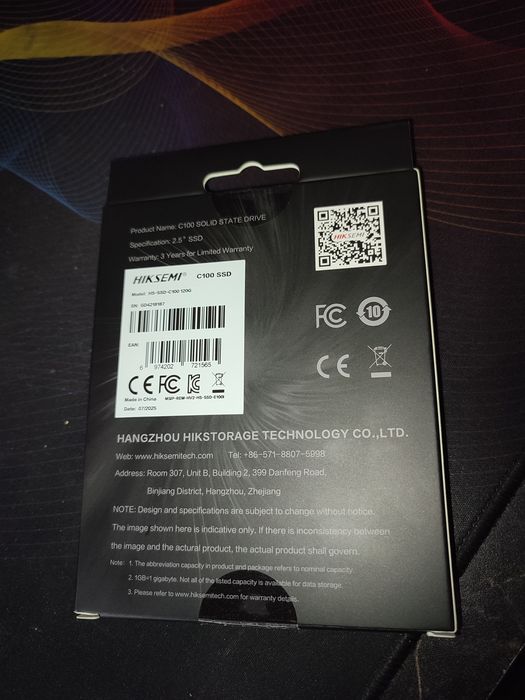 SSD 120 Гигабайт HIKSEMI