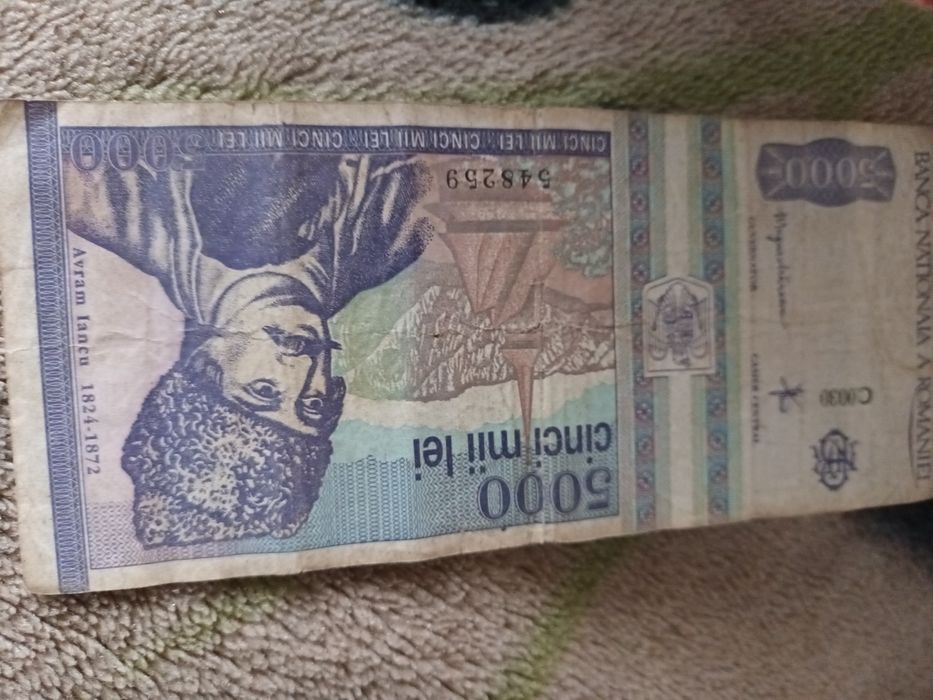 Bacnota 5000 lei Avram Iancu 1993