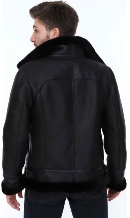 Зимняя мужская дубленка