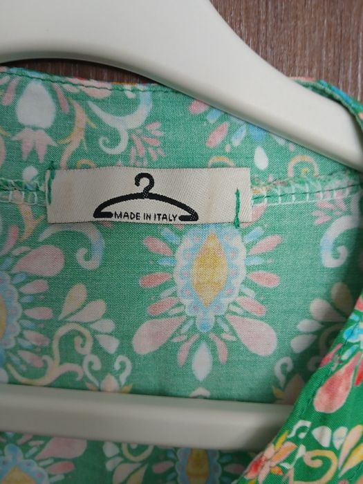 Рокля с дълъг ръкав, широка, вискоза, ефирна и приятна материя