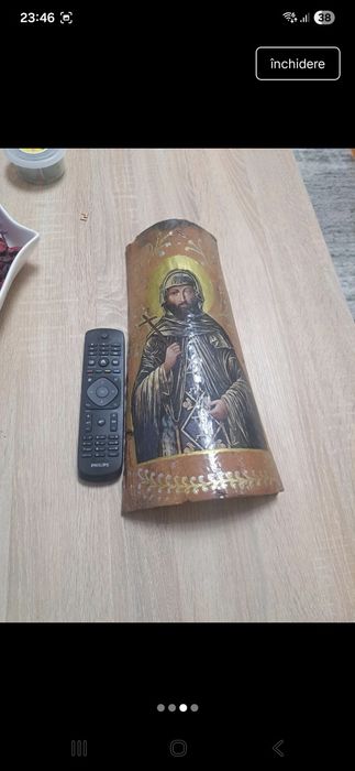 Icoana pe țiglă  vintige