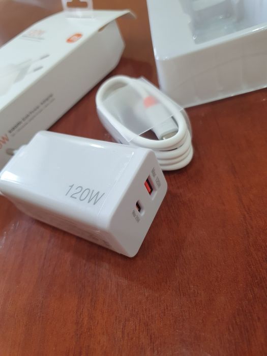 Xiaomi GaN 120W yangi original zaryadlovchi kabel