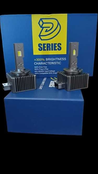Set de 2 becuri Xenon conversie hid-led, D1S, 180W, 23.000 lm, Canbus