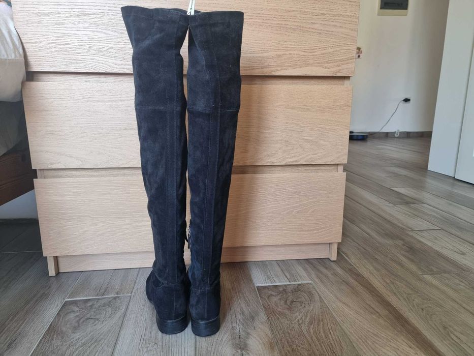 Massimo Dutti кожени ботуши/ чизми pазмер 39