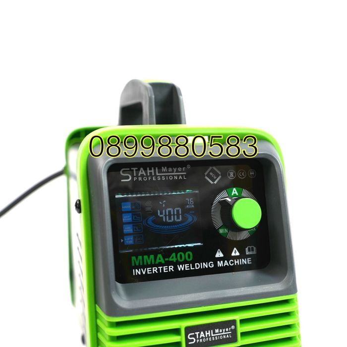 Инверторен електрожен 400А StahlMayer с LCD дисплей