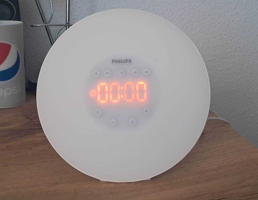 Radio  FM cu ceas Philips LED, Wake-up light
