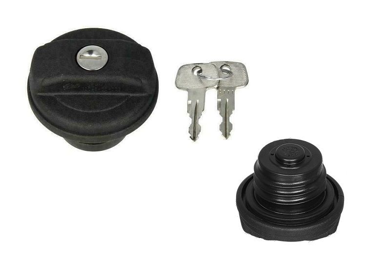 Buson rezervor Alfa Romeo, Chrysler, Daewoo, Daihatsu, Fiat, Ford, Honda, Hyundai, Kia, Lada/Avtowaz, Lancia, Land Rover, Mazda, Mercedes, Mitsubishi, Nissan, Opel, Saab, Seat, Skoda, Volvo; cu chei, negru