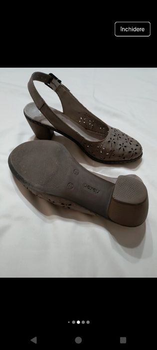 Sandale rieker mărimea 38 foarte puțin purtate
