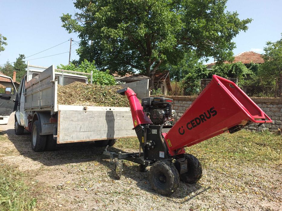 Дробилка за клони, Рязане на дървета и храсти,  Косене на трева