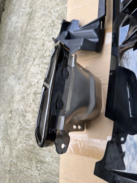 ДИФУЗЬОР и накрайници Mercedes  A45 amg  A-CLASS W176 ЧЕРЕН ЛАК