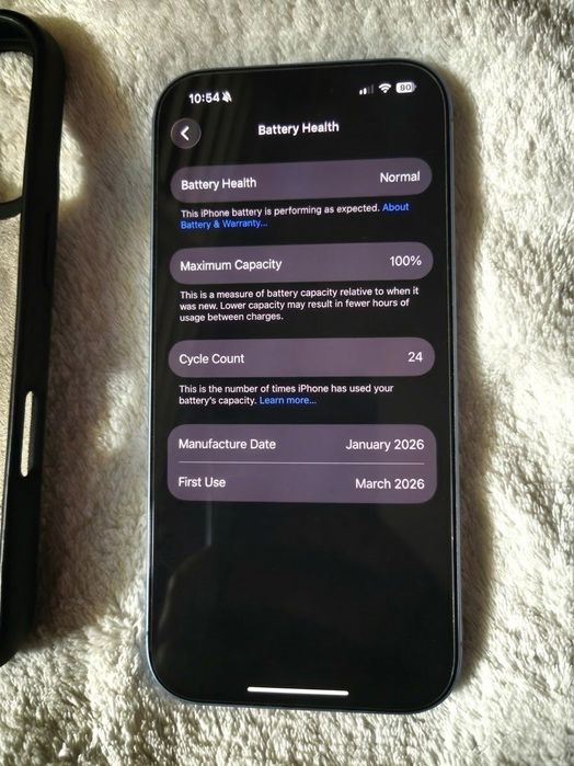 iPhone 17 256gb  ! 24 цикъла на батерията !