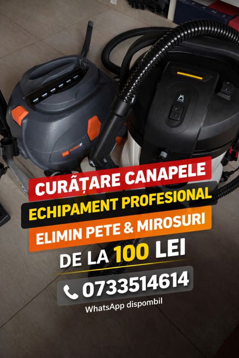 Curățare canapele profesională – injecție extracție