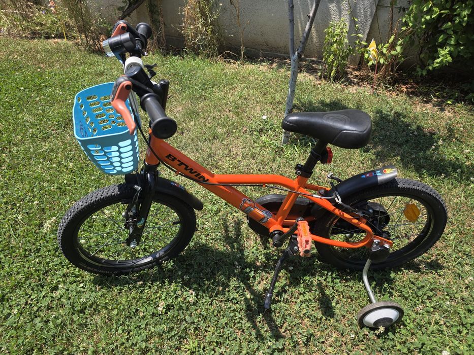 BICICLETĂ - 16 inch - B-twin ROBOT 500  4-6 ANI