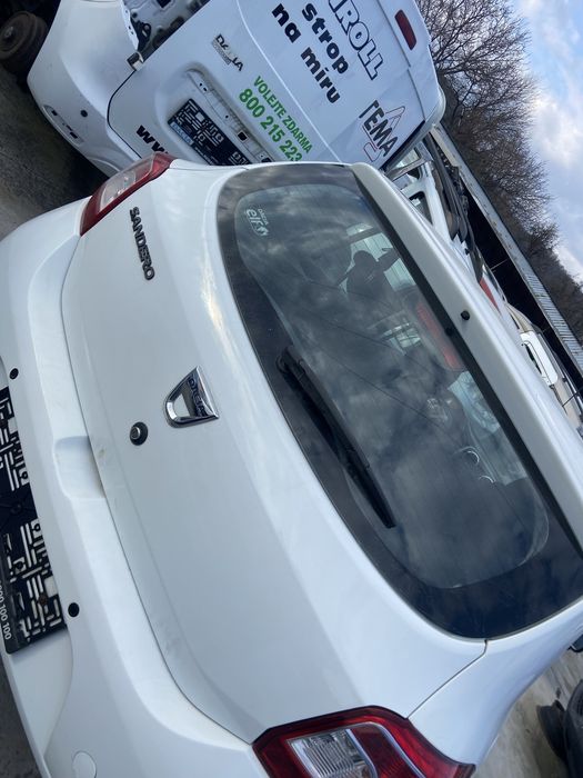 Haion Dacia Sandero Alb