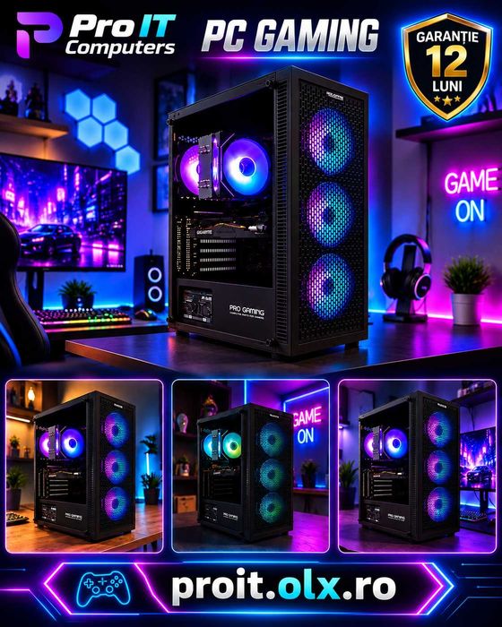 PC Gaming Ryzen 5500, 32GB DDR4, GTX 1660TI 6GB DDR5, SSD 512, 1TB