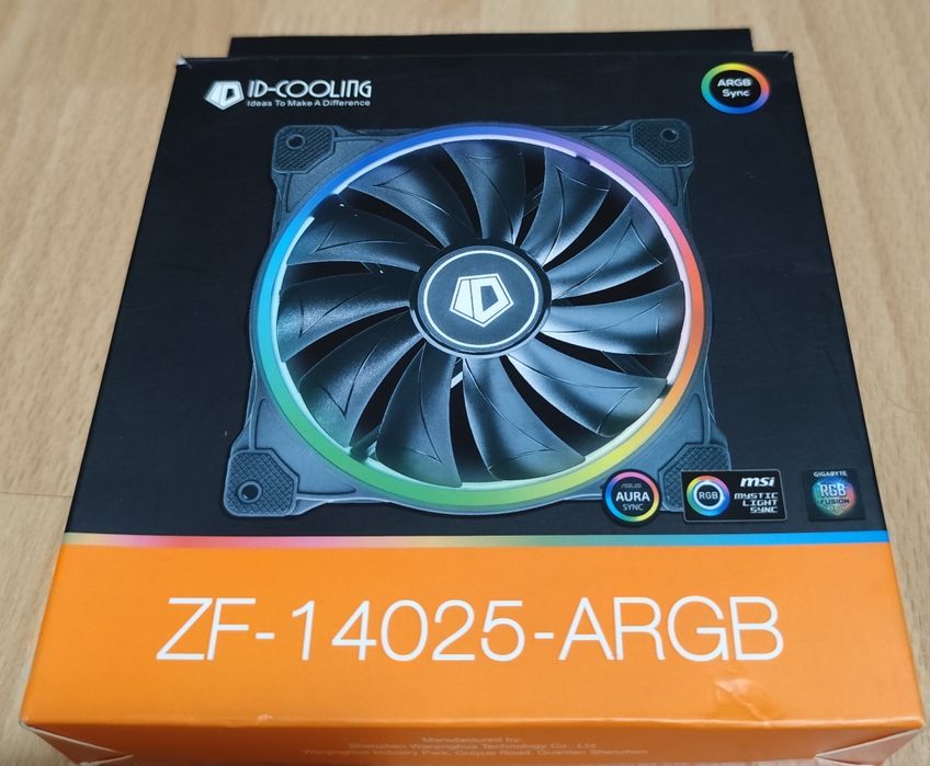 Vand ventilator/radiator Aerocool 120 și ID-Cooling antivibratii 140