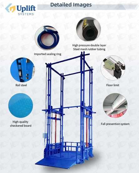 Лифт, подъёмник(Двухнаправленная направляющая подъемная платформа)