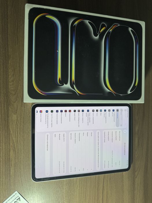 Ipad pro m4 11дюймов 2024. 90%AKB 256GB.