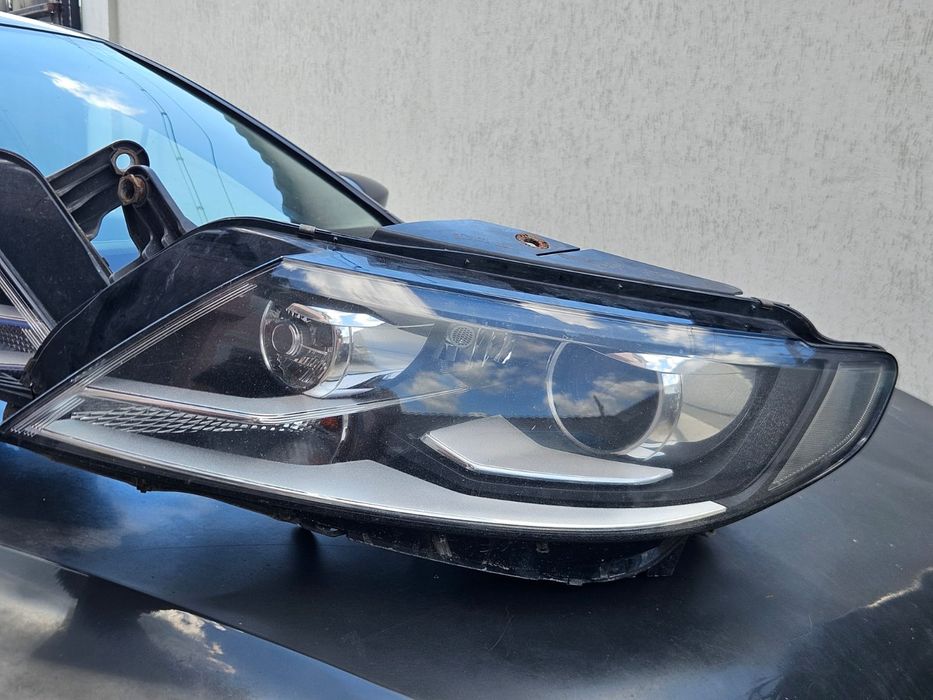 Aripa stanga dreapta vw passat cc facelift 2014 Argintiu culoare LA7W Faruri Droser Balast