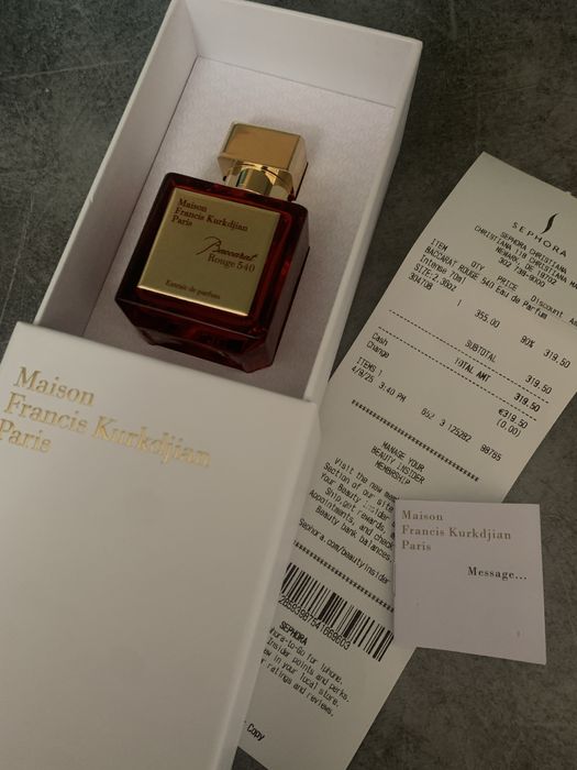 Parfum Baccarat Rouge 540